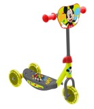 Trotineta Copii 3 Roti Disney Mickey Mouse, Trotineta Bebe, Roti PU 120mm, Rulmenti ABEC-5, Ghidon Ajustabil, Max 20kg