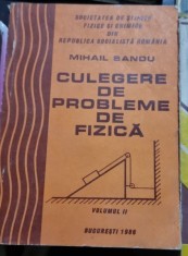 Mihail Sandu - Culegere de Probleme de Fizica Vol II