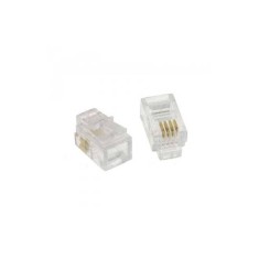 Mufa modulara telefon RJ10 4P4C contacte aurite Well