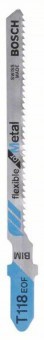 Panza pentru ferastrau vertical T 118 EOF Flexible for Metal set 5 buc. - 3165140091893