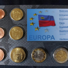 Set Euro - Probe - Liechtenstein 2004 , 8 monede