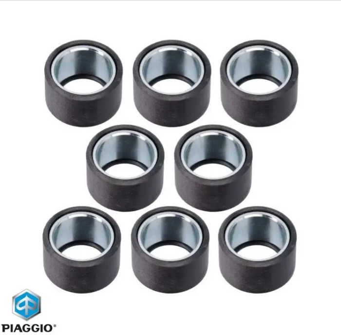 Set role variator 25x16x16gr originale - Piaggio Beverly 350 (21-21) - MP3 350 MAXI Sport (18-20) - X10 350 (12-15) 4T LC 350cc - set 8 role