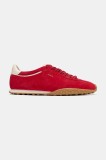 Hoff sneakers din piele &icirc;ntoarsă BRIDGE culoarea roșu, 22561027