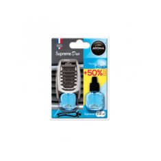 Odorizant auto Aparat Aroma cu rezerva Car Supreme Slim, Aqua