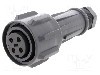 Conector circular, mama, 4 pini, BULGIN - EXP-0911/04/S