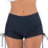 Slip de baie menstrual boxer Sara | Reutilizabil | Linovit - S, Negru
