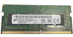Memorie ram laptop, Micron, 8GB, DDR4, SODIM, PC4-3200Mhz - MTA8ATF1G64HZ-3G2R1
