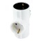 Triplu stecher schuko T alb