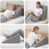 vidaXL Pillow pentru Picioare Simplu Gri 42020195