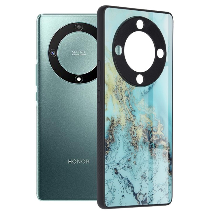 Husa telefon Honor Magic5 Lite - Techsuit Glaze Series - Blue Ocean