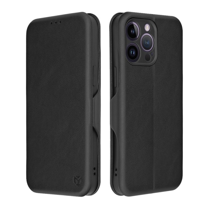 Husa 360&Atilde;&sbquo;&Acirc;&deg; iPhone 14 Pro Max Techsuit Safe Wallet Plus, negru