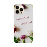 Husa compatibila cu Apple iPhone 14 Plus model Spring Vibes, Silicon, TPU, Viceversa, Transparent, Carcasa
