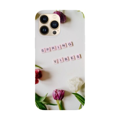 Husa compatibila cu Apple iPhone 14 Plus model Spring Vibes, Silicon, TPU, Viceversa foto