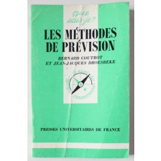 LES METHODES DE PREVISION par BERNARD COUTROT et JEAN - JACQUES DROESBEKE , 1990 , PREZINTA PETE SI URME DE UZURA