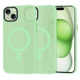 Husa iPhone 15 Plus Techsuit HaloFrost&Atilde;&sbquo;&Acirc;&nbsp;MagSafe Series, verde deschis