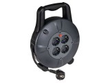 Prelungitor Alimentare AS SCHWABE 10m 3G1,5mm&sup2; PVC Negru 4 Prize Cod 16086