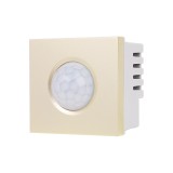 Cumpara ieftin Modul senzor de miscare Luxion 2M auriu, standard italian pentru interior