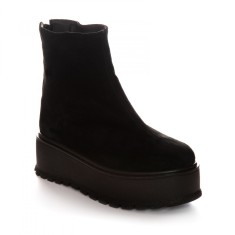 Ghete piele naturala Platforma Negre x- sau Orice Culoare foto