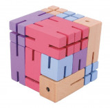 Joc logic 3D puzzle figurina violet