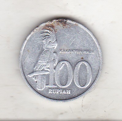 bnk mnd Indonezia 100 rupii 2002 , pasare foto