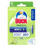 Odorizant toaleta DUCK Fresh Discs Lime, 12 discuri