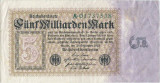 1923 (10 IX), 5.000.000.000 mark (P-115a/1) - Germania!