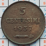 San Marino 5 centesimi 1937 - km 12 - A033, Europa