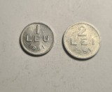 Lot 1 leu 1951 si 2 lei 1951