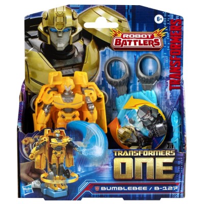TRANSFORMERS ONE ROBOT BATTLERS FIGURINA BUMBLEBEE B127 11.5CM foto