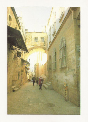 SI1 - Carte Postala -ISRAEL-Jerusalem, Via Dolorosa, Necirculata foto