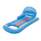 Cumpara ieftin Saltea gonflabila cu spatar, Bestway, Bleu, 161 x 84 cm