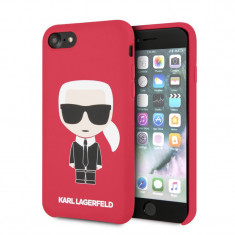 Husa TPU Karl Lagerfeld Full Body pentru Apple iPhone 7 / Apple iPhone 8 / Apple iPhone SE (2020), Rosie KLHCI8SLFKRE