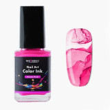 Nail art color Ink 12ml - Roz neon, INGINAILS