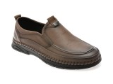 Cumpara ieftin Mocasini OTTER kaki, T8512, din piele naturala