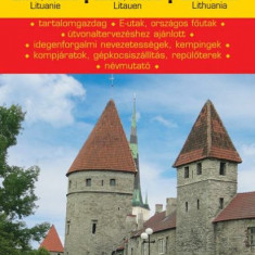 Észtország, Lettország, Litvánia autótérkép - Cartographia Kft.