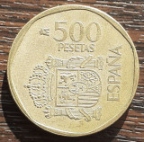 (M2478) MONEDA SPANIA - 500 PESETAS 1989, NOMINAL MARE PT MONEDA, PRE-EURO