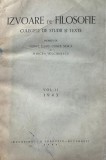 Mircea Vulcănescu, Constantin Floru, Izvoare de Filosofie , Culegere de Studii şi Texte