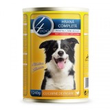 Conserva Hrana Umeda Fara Conservanti Caini Adulti 4Dog 1240g Pasare DNC38726
