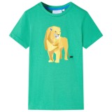 Tricou pentru copii, verde, 116, vidaXL