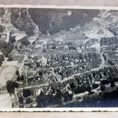 BRASOV , VEDERE AERIANA , FOTOGRAFIE TIP CARTE POSTALA , MONOCROMA, NECIRCULATA , PERIOADA INTERBELICA