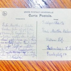 C471-I-Carte Postala militara Feldpost trimisa soldat prb. 2 razboi. Stare buna.