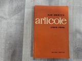 Articole (1923-1936) de Ilie Cristea