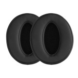 Set 2 Earpads kwmobile pentru Sennheiser HD400S/HD450SE/HD458BT, Piele ecologica, Negru, 59843.01