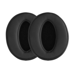 Set 2 Earpads kwmobile pentru Sennheiser HD400S/HD450SE/HD458BT, Piele ecologica, Negru, 59843.01