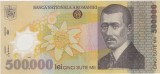 Bancnotă Rom&acirc;nia 500.000 lei 2000 &ndash; Aurel Vlaicu, aviație, polimer