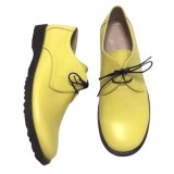 Pantofi din piele naturala Pax galben