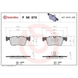 Placute frana BMW 1 (F20) 07.11-06.19, 1 (F21) 12.11-12.19, 1 Van (F20) 03.15-06.19, 2 Coupe (G42 G87) 08.21-, 3 (F30 F80) 11.11-10.18, 3 (G20 G80 G2, BREMBO