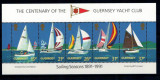 Guernsey 1991 - Yacht Club, bloc neuzat