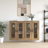 vidaXL Mobilier cu Montaj pe Perete 2 pcs stejar artizanal 3394585