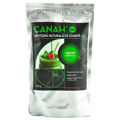 Pudra Proteica de Canepa Bio Canah 300gr foto